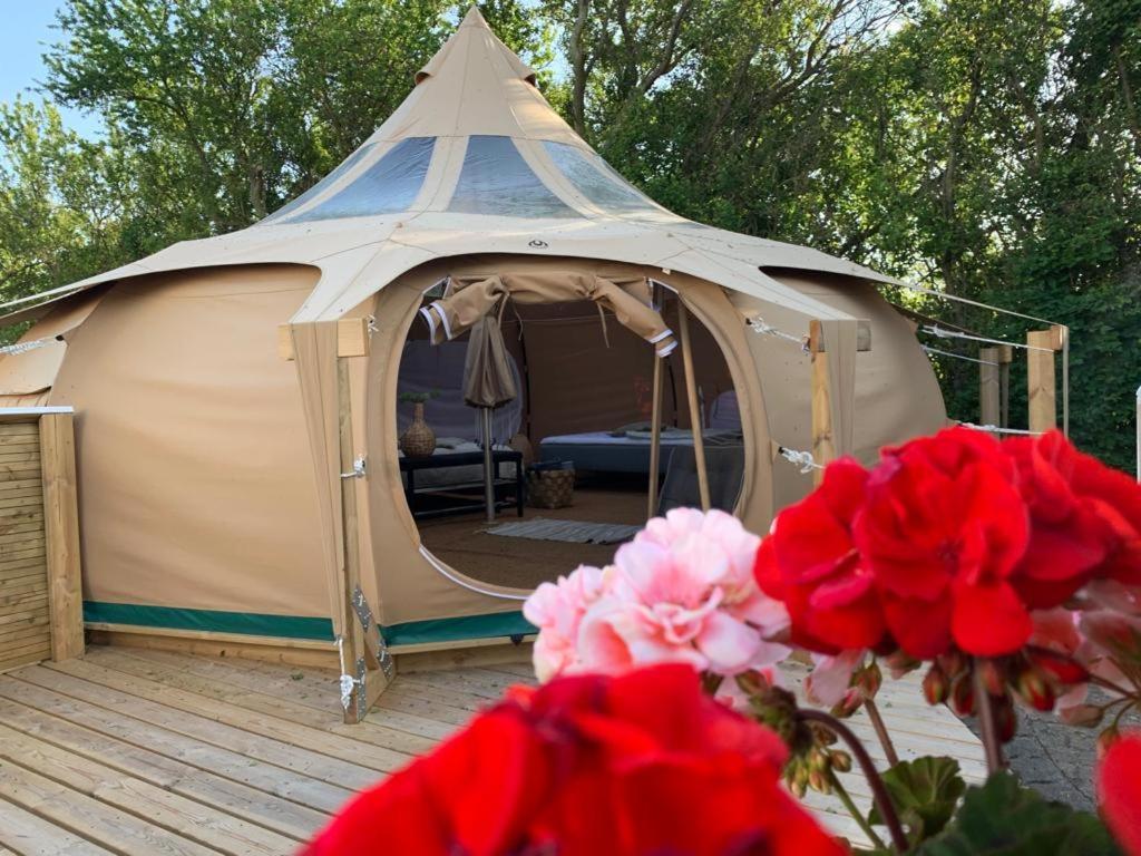 Romantic Luxus Glamping 1 Idestrup Exteriör bild