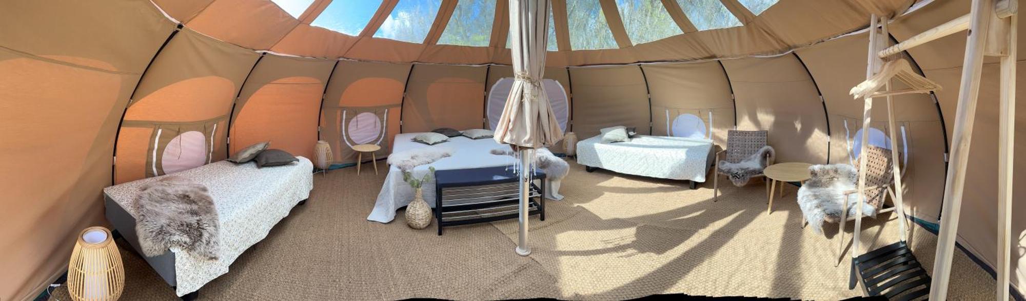 Romantic Luxus Glamping 1 Idestrup Exteriör bild