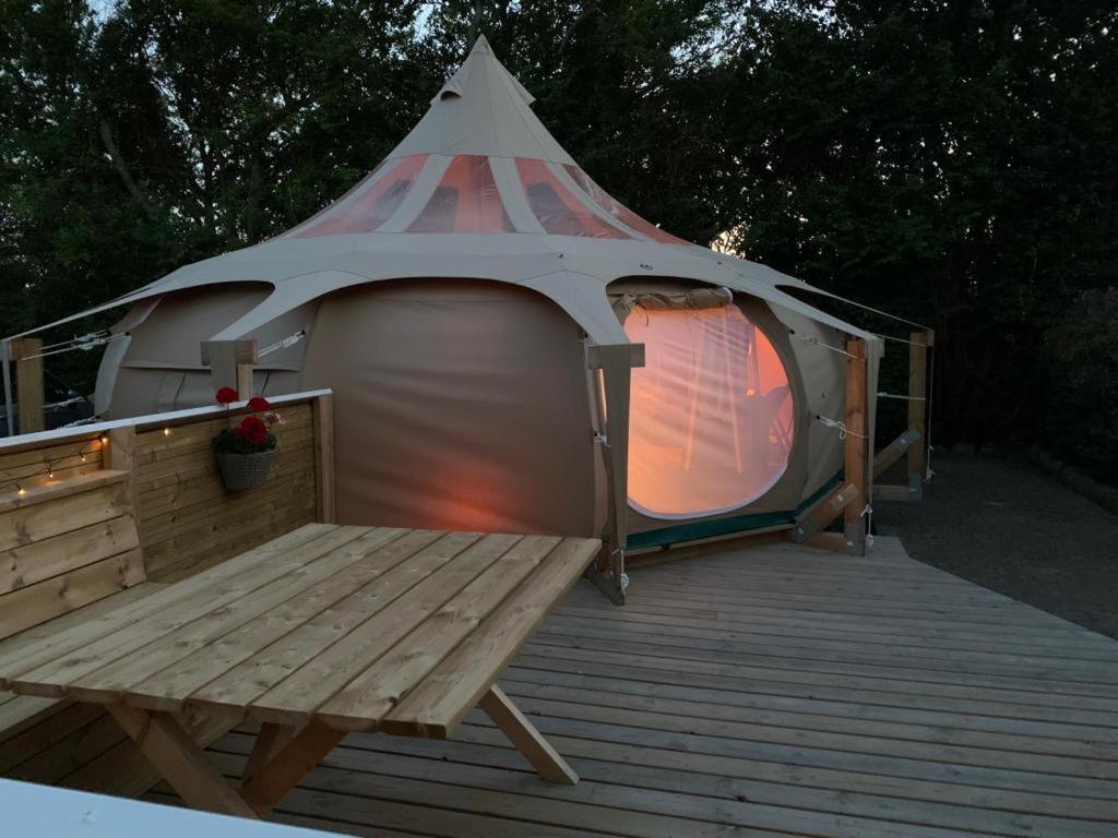 Romantic Luxus Glamping 1 Idestrup Exteriör bild